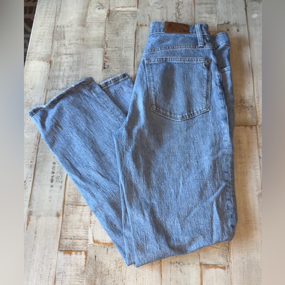 Madewell Perfect Vintage Straight Jeans | 28T | High Rise | Light Wash | - Picture 3 of 7